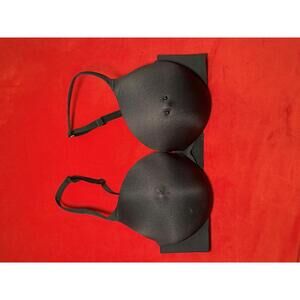 NWOT Skims Ultimate Push Up Pierced Nipple Plunge Bra Color ONYX Size 34D